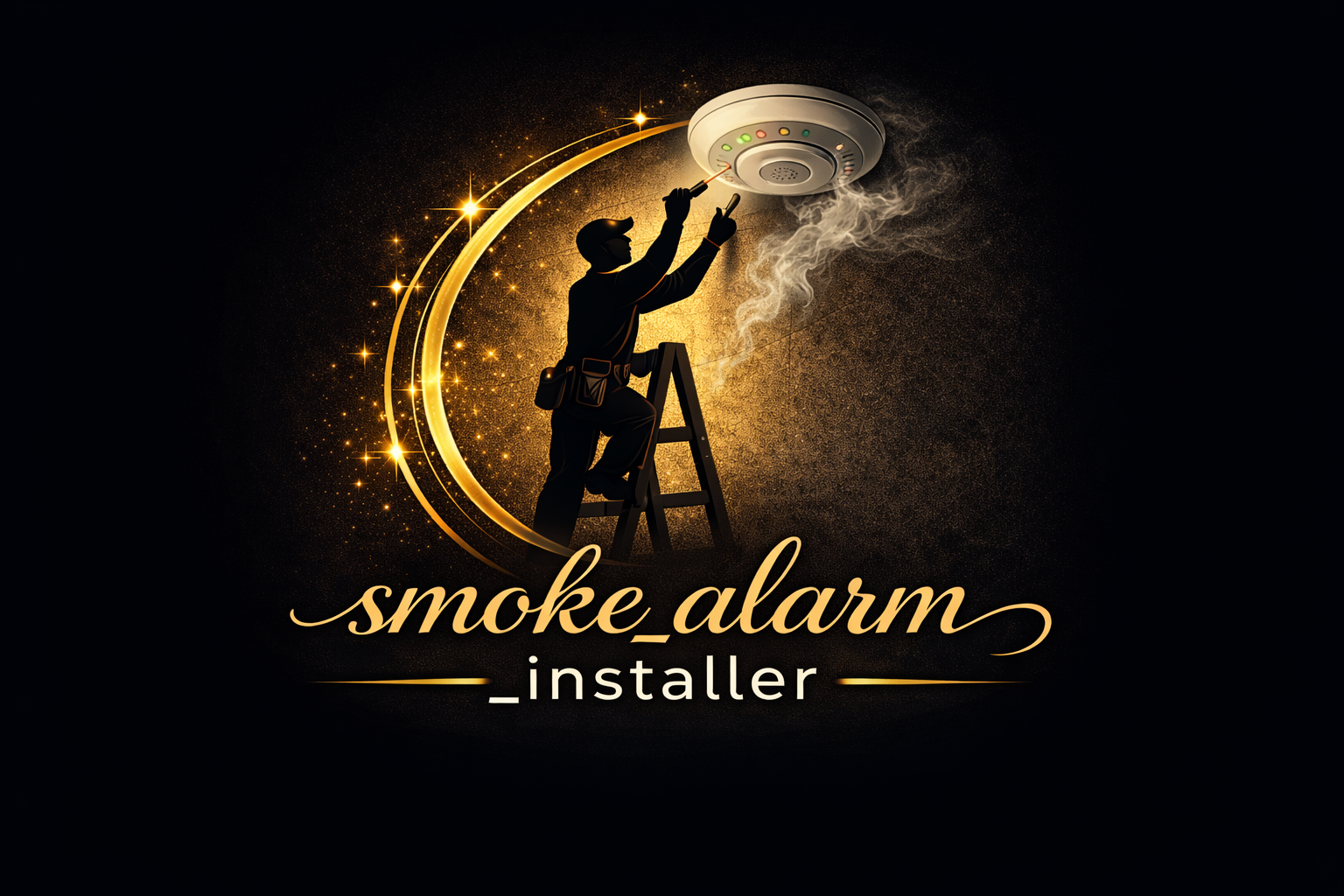 Smoke Alarm Installer Caerphilly Logo